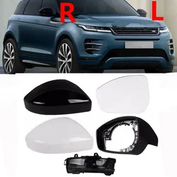 Auto Reserving Rearview Mirror Cover Frame Lower Cap Lens For Land Rover Range Rover Evoque 2020 2021 2022 2023 2024 2025
