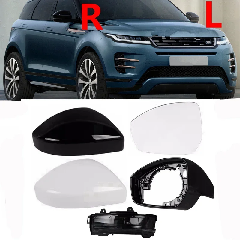 Rearview Mirror Cover Turn Signal Light Frame Lower Cap Lens For Land Rover Range Rover Evoque 2020 2021 2022 2023 2024 2025