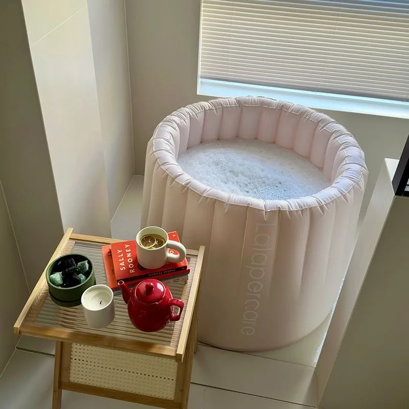 

Household Freestanding Bathtub Inflatable Adults Groundsheet Set Bathtub Drain Large Spa Gonflable Furniture Accessories