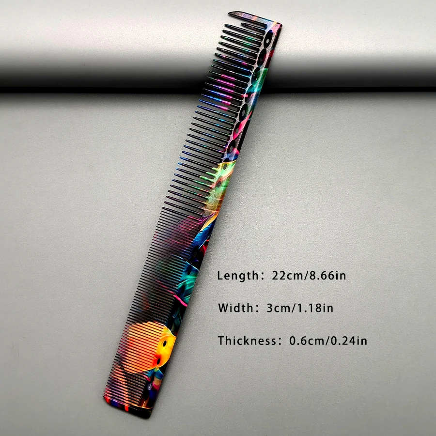 6-teiliges Friseurkamm-Set, Professionelle Styling- und Schneidekämme für Friseursalons, Friseur-Spezialkämme zum Haareschneiden, Sechs Kämme für Alle Haarstyling-Anwendungen – Detail 3