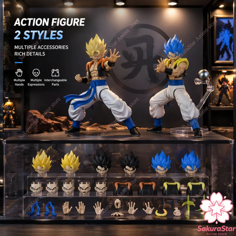 

【In Stock】New Tonsenarttoys Kamione Dragon Ball Z SHF Super Saiyan SSJ SSJ2 Gogeta Son Goku Trunks Anime Action Figure