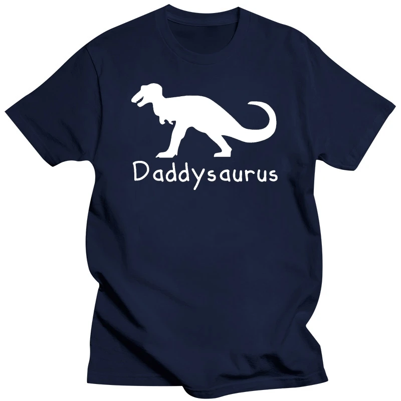 Mens Daddysaurus Tshirt - Funny Fathers Day Gift - Dad Daddy Dinosaur Top Print T-Shirt 2019 Fashion O Neck Top Cotton