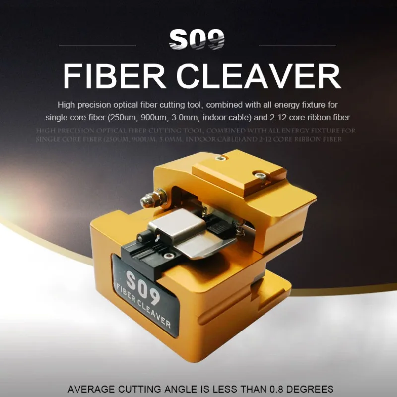 

AI9 Fusion Splicer Optical Fiber Cleaver Cutter S09 with Wast Box