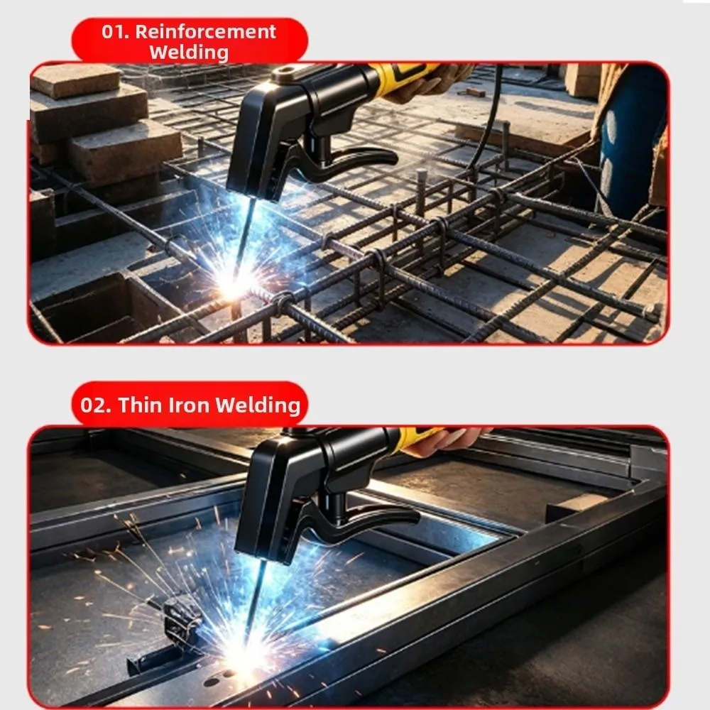 300/600/800/1000A Welding Tongs Bent Head High Temperature Resistant Welding Electrode Holder Heat Resistant Anti Scald
