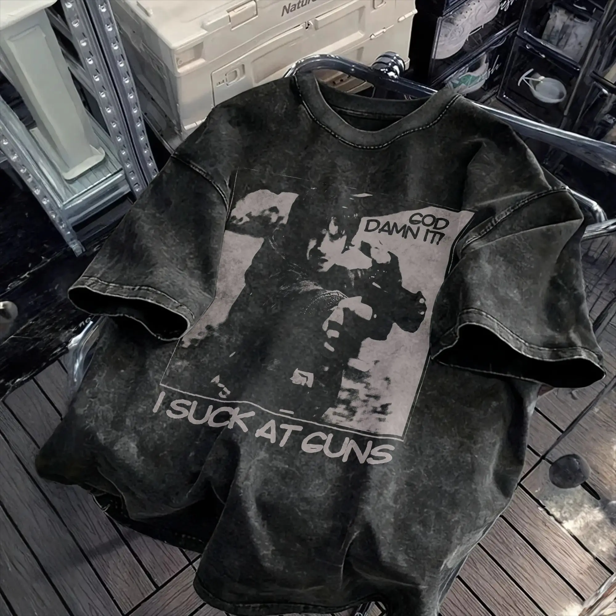 Men Women's T Shirt Resident Evil Movie Bryan Hodukavich Washed T Shirts Harajuku  Summer Tee Shirt Streetwear Print Casual Tops