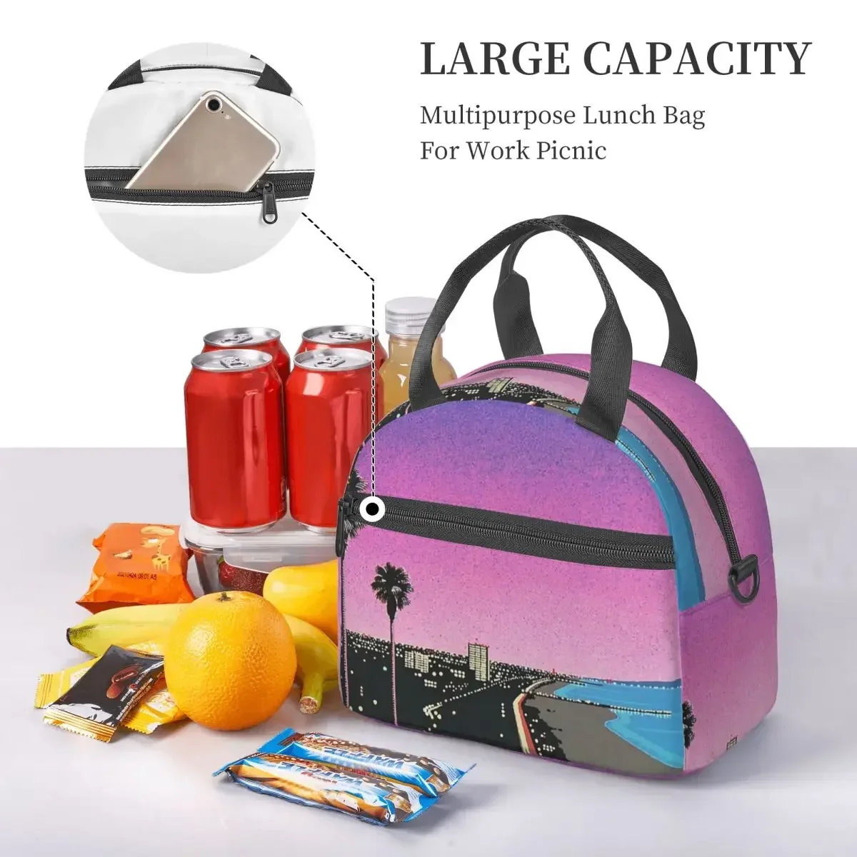 

Bendro Lunch Bags Insulated Bento Box Portable Lunch Tote Picnic Bags Thermal Bag for Woman Work