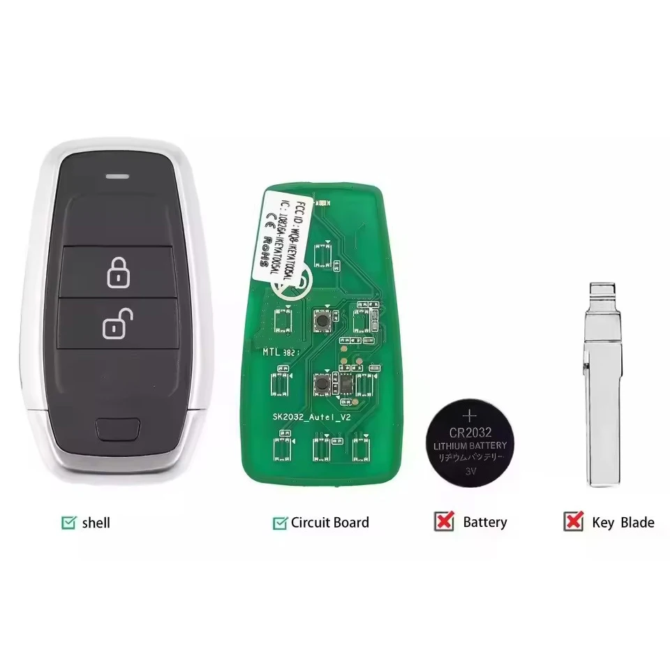 

AUTEL AT002AL AT003AL AT003BL AT004AL AT004BL AT004CL AT004EL 2 3 4 кнопки Универсальный интеллектуальный дистанционный ключ для KM100 IM508 IM608