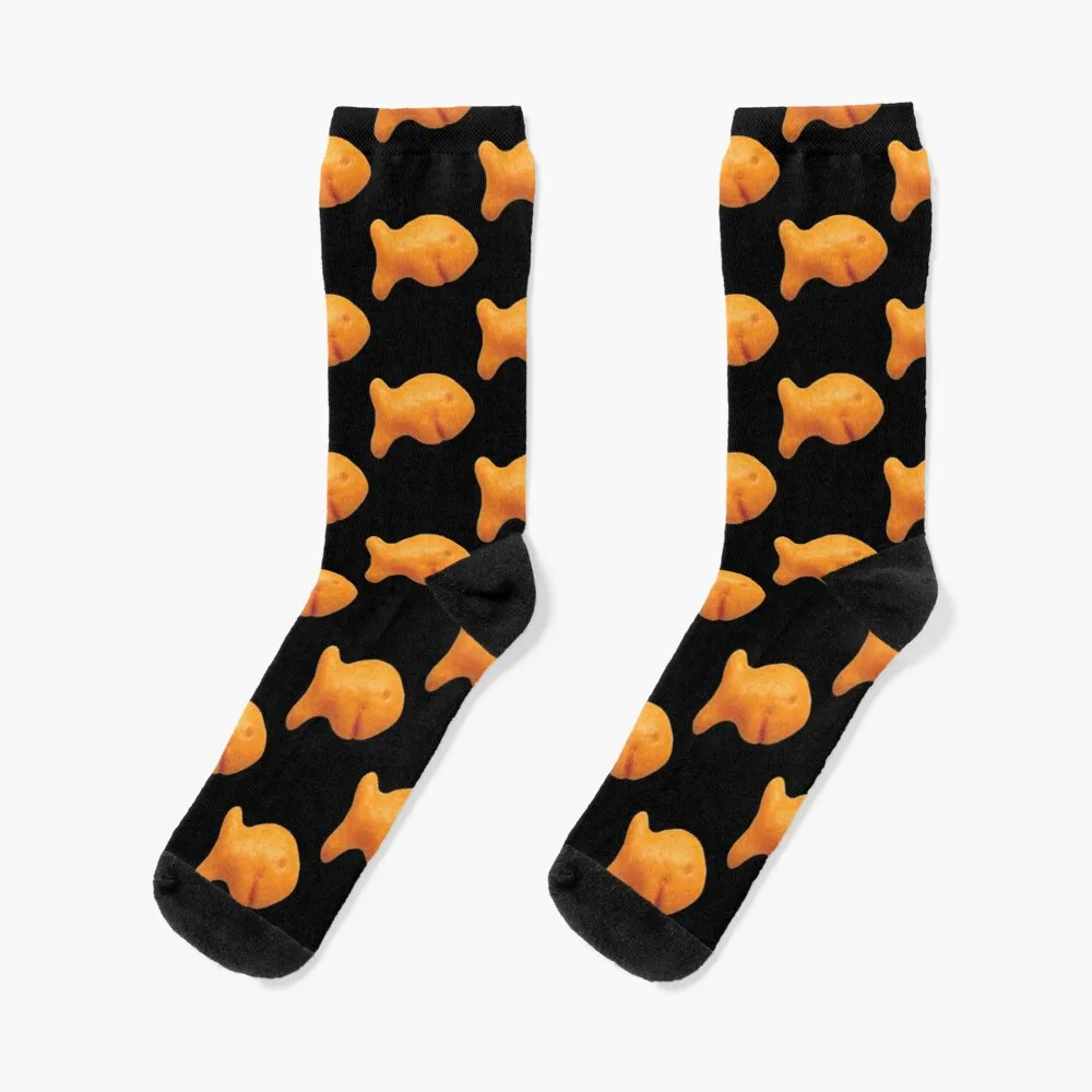 

Goldfish Cracker ClassicSocks Winter Socks Men Funny Socks