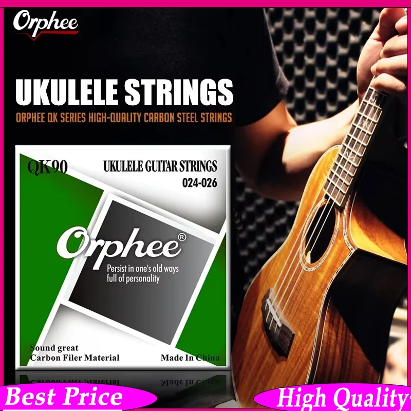 Orphee Ukulele Strings Nylon Carbon Blend Bright Sound Good Stability Guitarra 4 Strings Ukulele Guitar Parts & Accessories