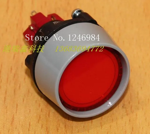 Taiwan DECA Progressive Alliance waterproof button switch R G B Y W O M22 self-locking switch D16LAU1-2AB D16LAU1-1AB--10pcs/lot