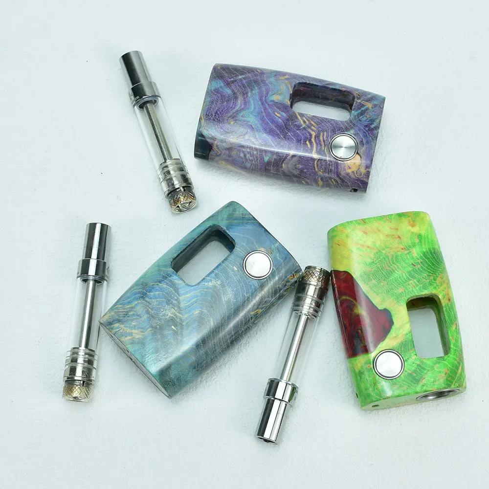 WolfCoolvape Preheating Vaporizer Box Variable Voltage 510 Thread Battery 380mAh Stabilized wood MOD vs Sandwave mod