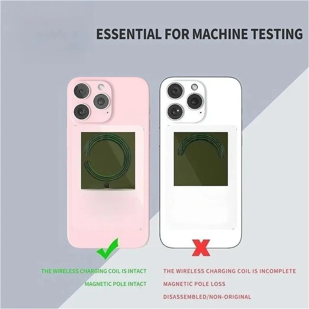 Qi Standard Wireless Charging Detection Sheet Portable Test Plate For Wireless Charger Pad Power Signal Performance Testing Tool