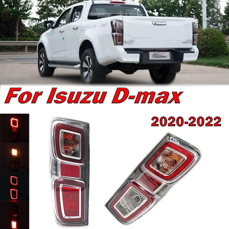 

Автомобильные аксессуары для Isuzu D-max Dmax RG01 Pickup UTE 2020 2021 2022, светодиодный задний фонарь, поворотный сигнальный свет, стоп-сигнал, противотуманная фара