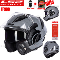 LS2 Valiant II Motorcycle Helmet Ls2 Ff900 Flip Up Helmets Dual Lens Modular Casco Moto Casque Full Face Helmet