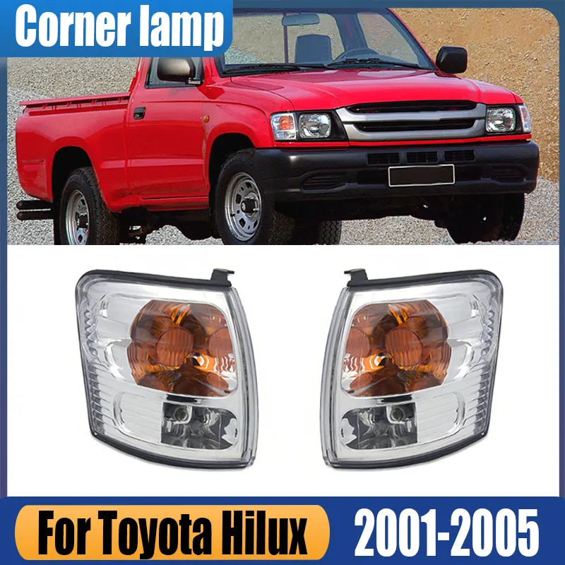 

Фара с лампочкой для Toyota Hilux 2001 2002 2003 2004 2005, широкий свет, указатель поворота, передний угловой световой индикатор в сборе