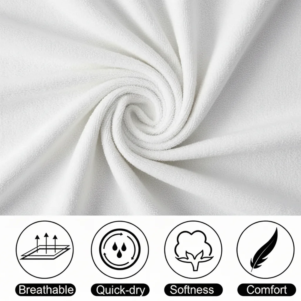 Marke Scotty Cameron Towel Handtuch, Strandtuch, schnell trocknendes, saugfähiges Badetuch zum Schwimmen, für Fitness, Camping, Outdoor-Aktivitäten – Detail 2
