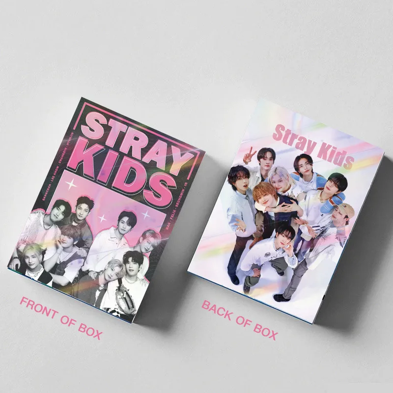 55 szt. kart kolekcjonerskich STRAYKIDS, pocztówek, plakatów DO IT, fotokartek, gadżetów z gwiazdami KPOP SKZOO, kart LOMO
