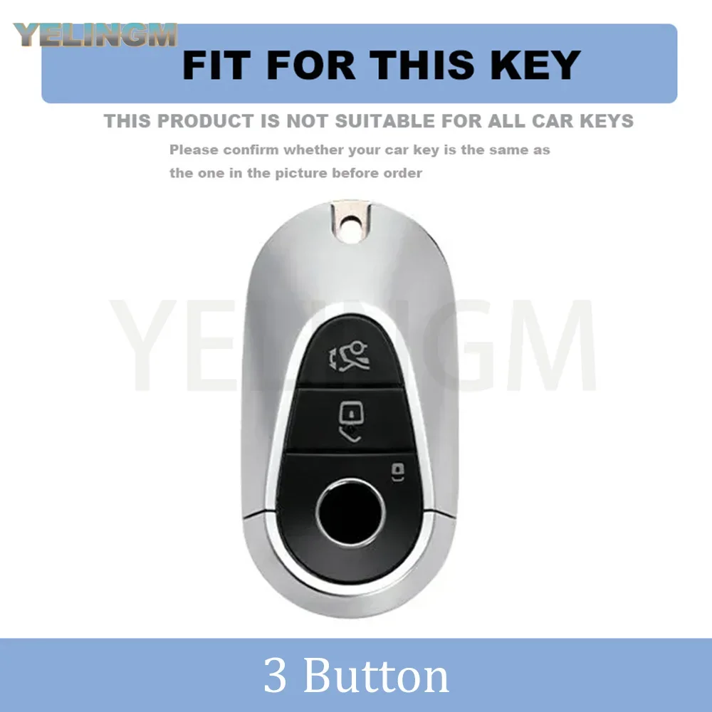 For Mercedes Benz C260l C200l Glc300l E300l W223 W206 S350L S400L S450L S500L Key Protector Case TPU Car Key Case Cover Shell