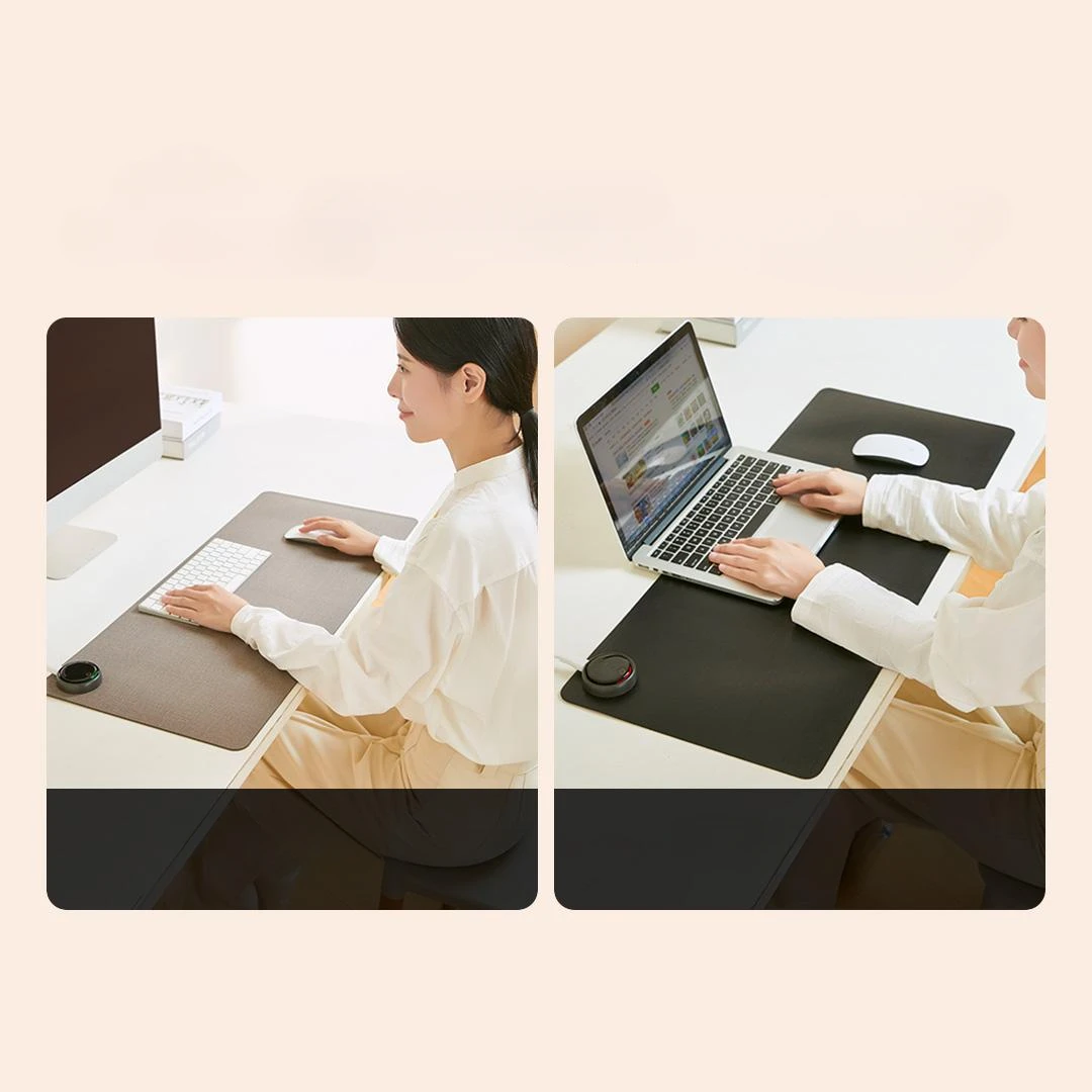 Xiaomi Partition Control Heating Mouse Pad 3-gears Temperature Digital Display Warm Table Pad Safe Material Best Giift New