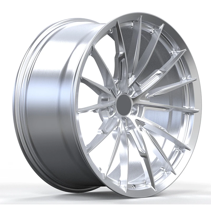 Finitura lucidante personalizzata Ruote per auto da corsa da 18-26 pollici Cerchioni forgiati 5 * 130 con labbro lucido