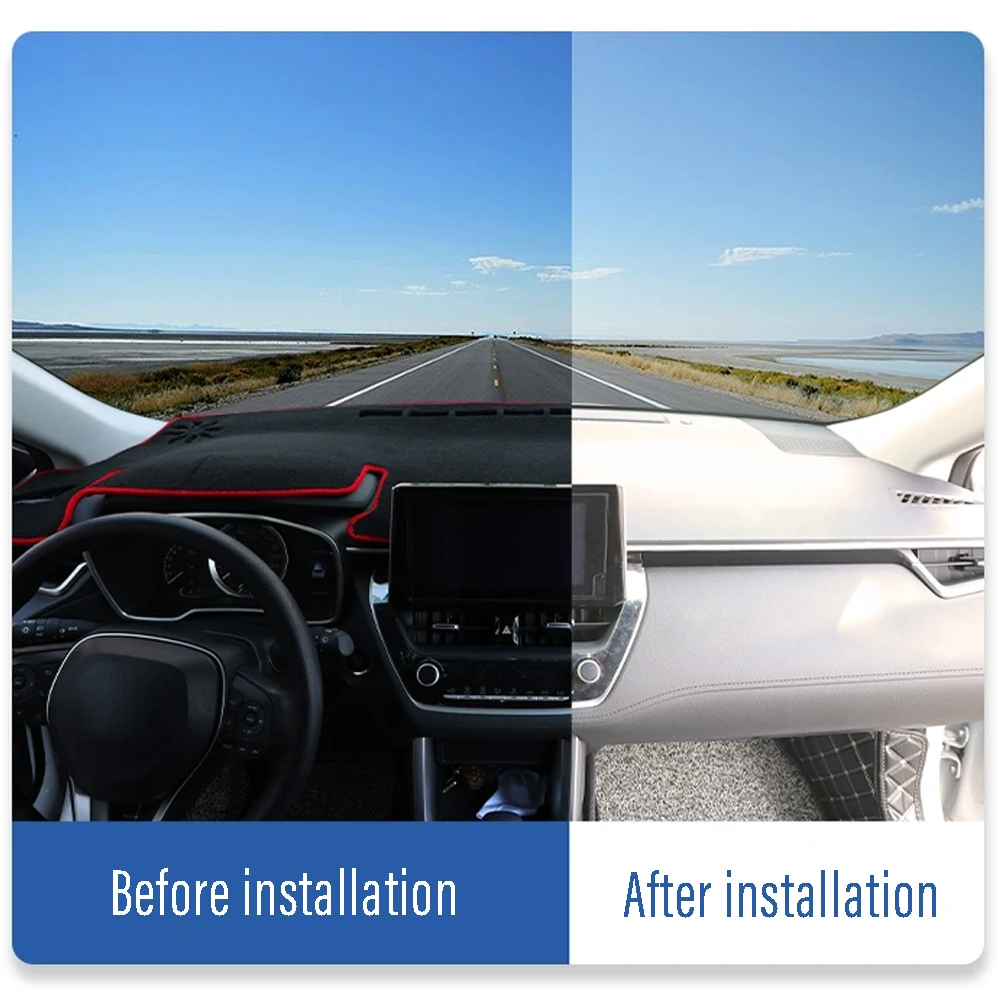 Tapis Anti-salissure pour Changan UNI-K UNIK 2022 2023 2024 2025, tapis de tableau de bord, accessoires de voiture, intérieur résistant au soleil, antidérapant