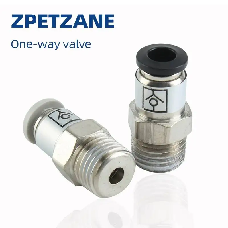 

SPC односторонний клапан, пневматические фитинги, латунь, никелированная внешняя резьба, прямой сквозной быстрый соединитель 4/6/8/10/12 мм