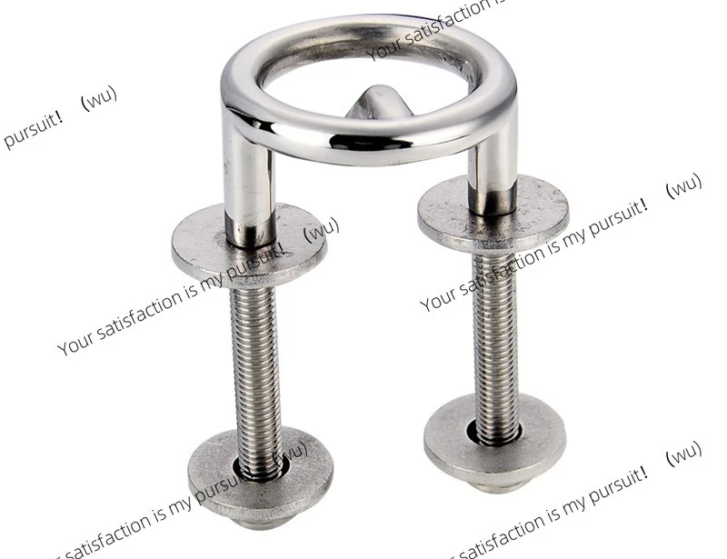 Marine stainless steel hardware accessories parts 76mm water skiing ring, yacht fishing boat speedboat, yacht speedboat