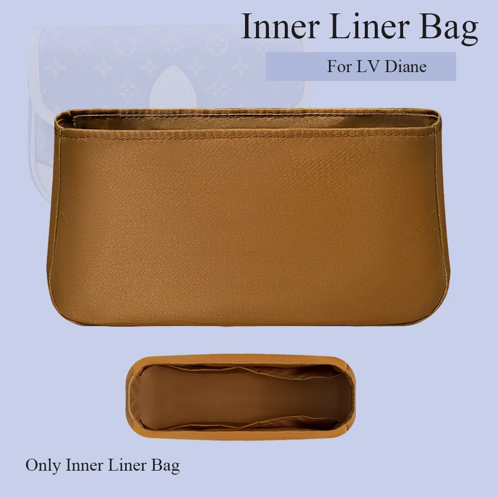 Nylon Inner Liner Bag Organizador, Zipper, Bolsa, Inserir, Fit para LG Handbag, cosméticos