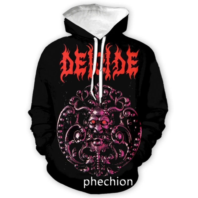 phechion New Men/Women DEICIDE Band 3D Print Clothing Long Sleeve Fashion Sweatshirt Hoodies Sport Casual Pants Z82