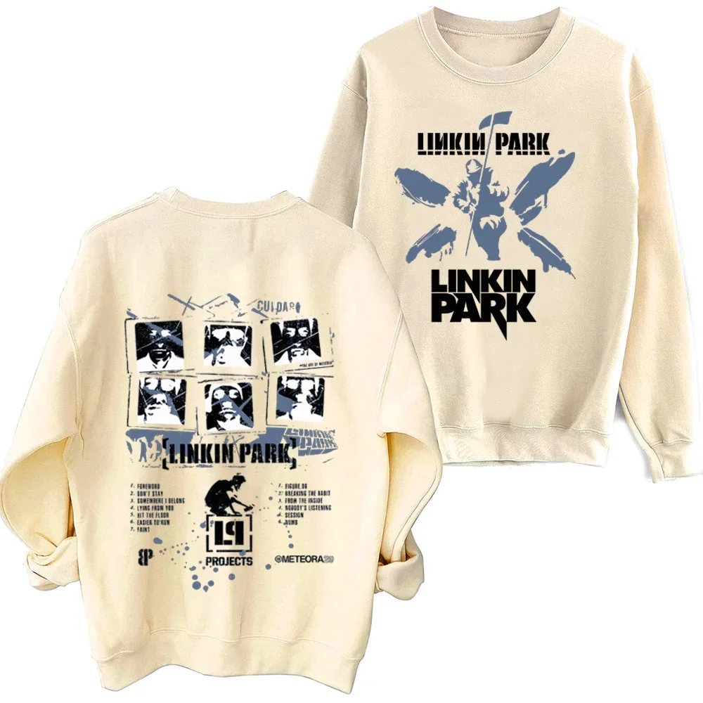 

Lin kin Park Sweatshirt Man Woman Harajuku Round Neck Long Sleeve Oversized 2025