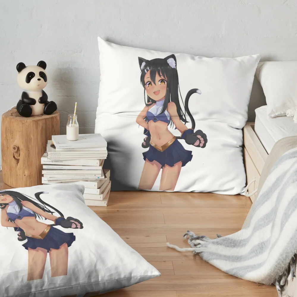 Don\'t Toy With Me Miss Nagatoro / Ijiranaide Nagatoro San Sofa Bed Home Decor Pillow Case Cushion Cover Gifts