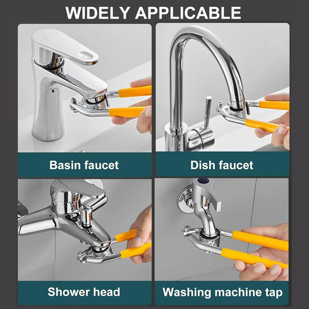 

(WSFS) Ключ для аэратора смесителя, инструмент для снятия фильтра кухонной мойки, металлический удобный аэратор для домашнего использования