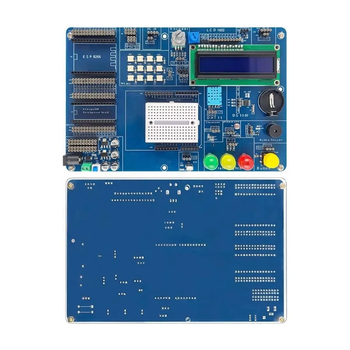 ESP8266 ATmega328P IOT Development Board Module for IDE Learning NRF24L01 DS1307 LED RGB LCD1602