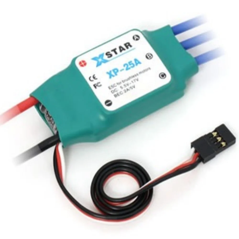 RC Hobby XP-25A 2-4S ESC 25A Бесщеточный электронный регулятор скорости с BEC 2A/5V для радиоуправляемого автомобиля RC Hobby XP-25A 2-4S ESC 25A Бесщеточный электронный регулятор скорости с BEC 2A/5V для радиоуправляемого автомобиля