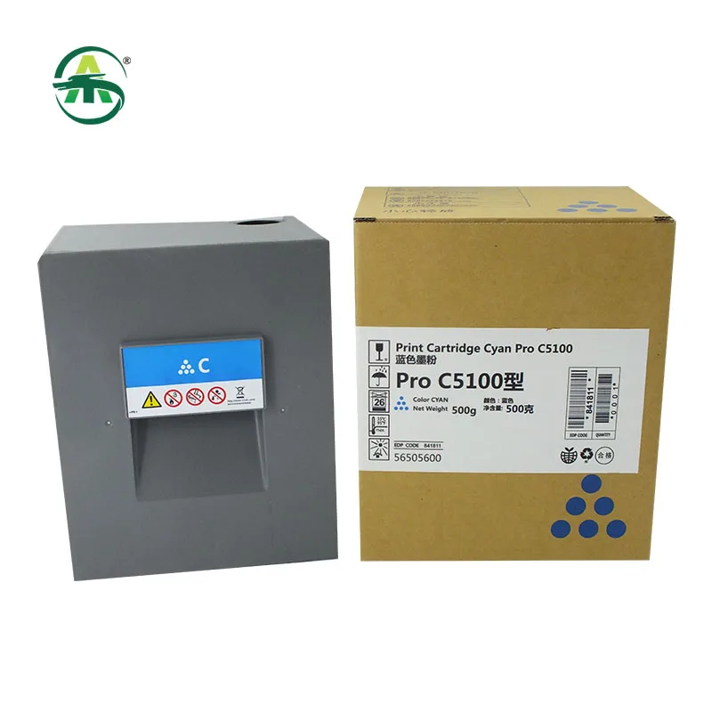 Imagem -02 - Conjunto Bk700g Cmy500g Pro C5100 Proc5100 Cartucho de Toner para Ricoh Pro C5100 C5110 Toner em pó Compatível Fontes de Impressora pc