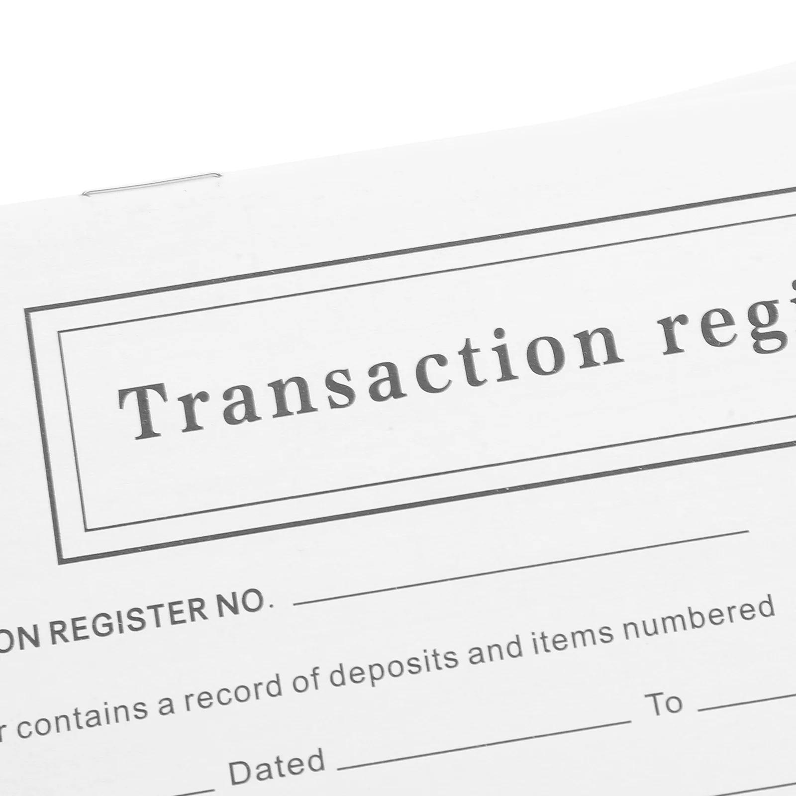 20 Pacotes de Cadernos de Cheques em Branco, Livros de Transações, Registros de Cheques para Rastreio Financeiro de Pequenos Negócios