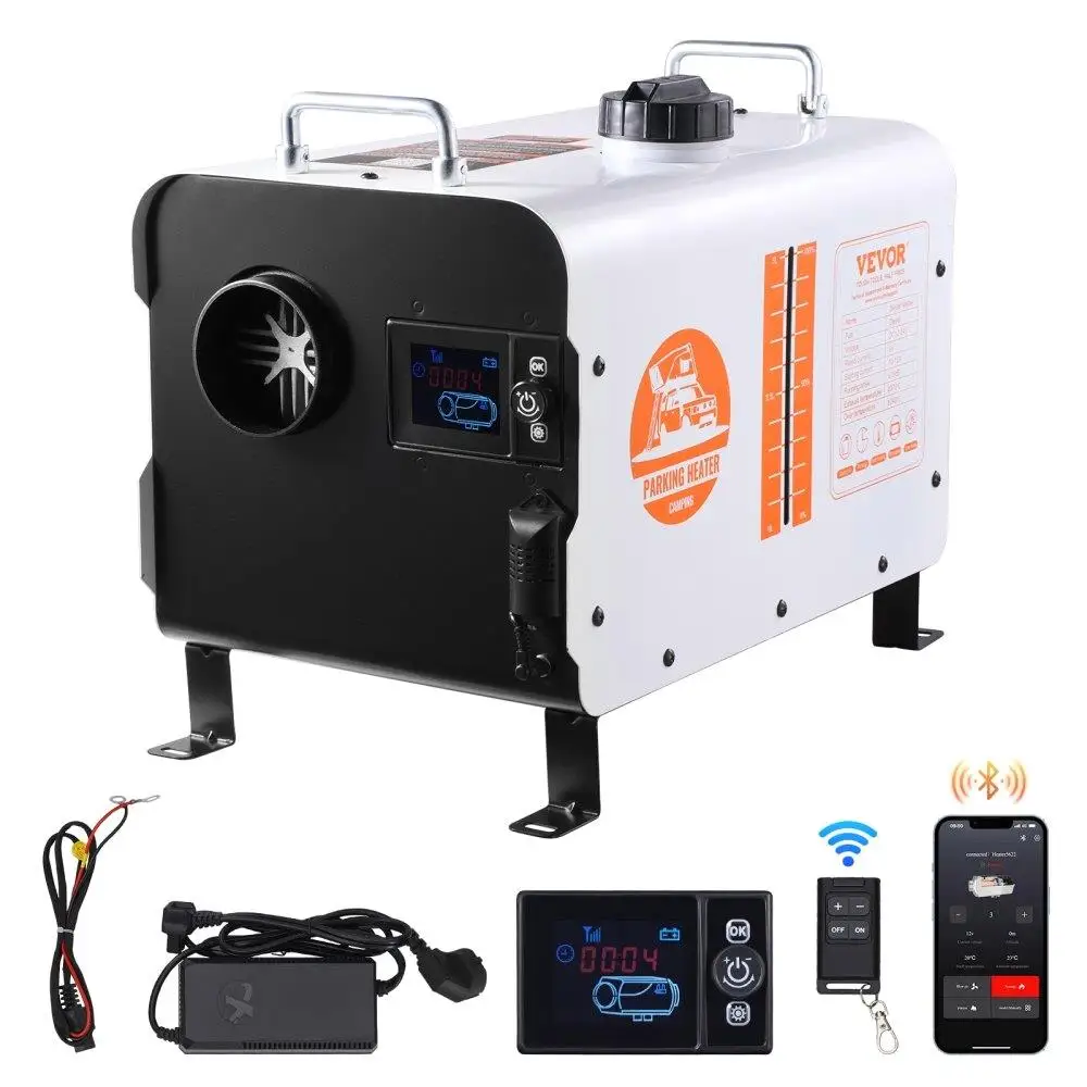 

Diesel Air Heater 12V/24V 8KW Bluetooth APP Remote Control for outdoors
