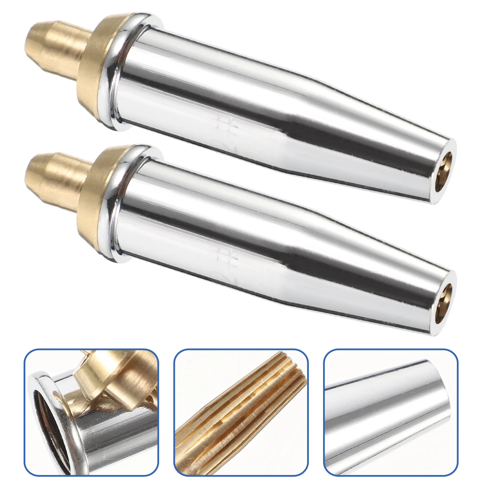 

2 Pcs Precision Cutting Torch Tip Accessories Replacement for Propane Welding Tips