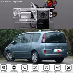 Yeshibation Car Rear Camera For Renault Espace IV 2003~2014 Reversing Park Camera High Definition License Plate Light DIY