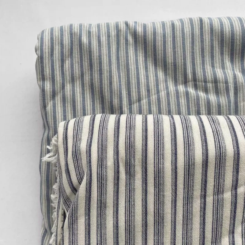 

Retro Striped Cotton Fabric For Patchwork Shirt, Dress, Pants, Handmade Clothing DIY Fabrics