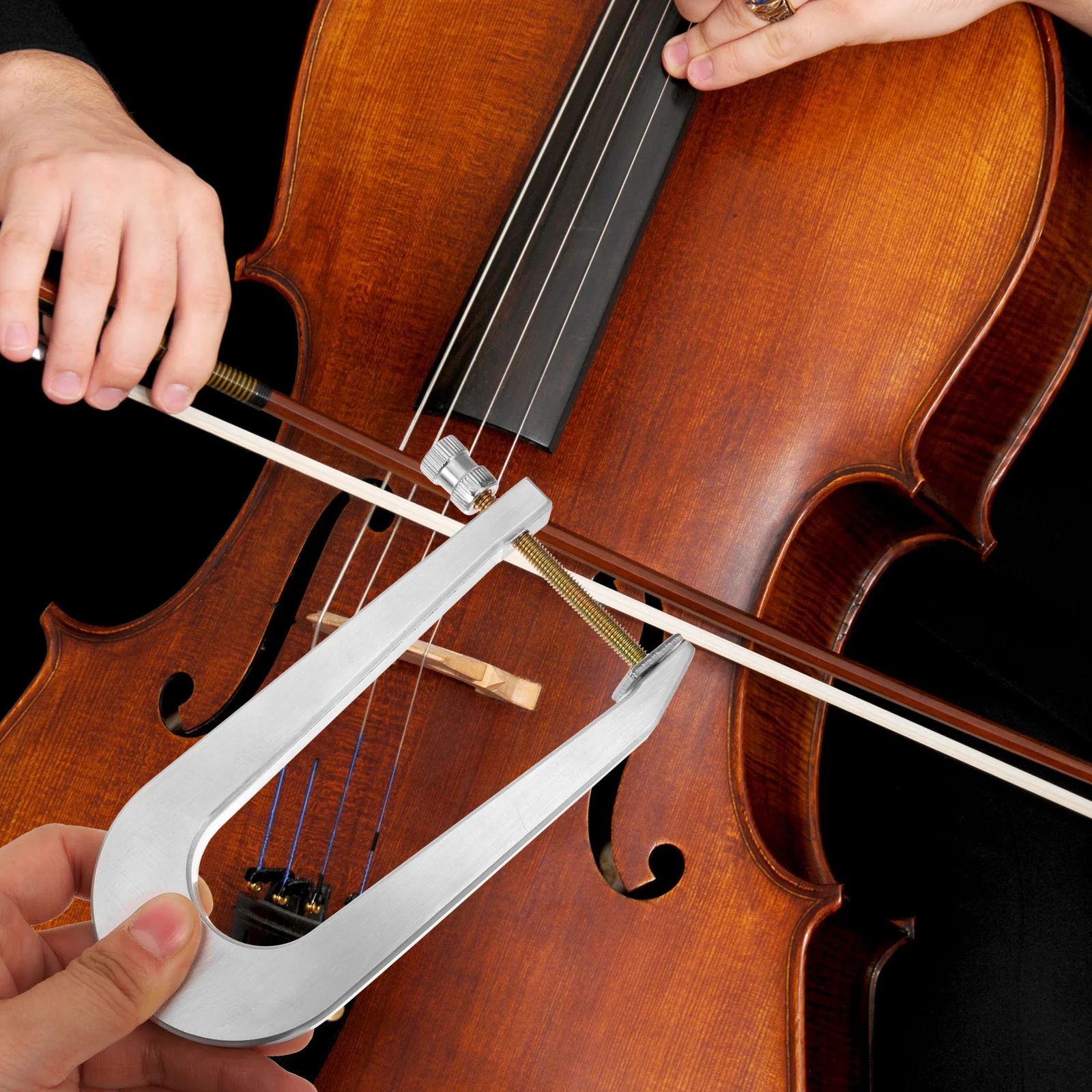 

Violin Beam Clamp Metal Durable Soundpost Making Gluing Tool Cello Guitar Code Clamp Professional Music Supplies