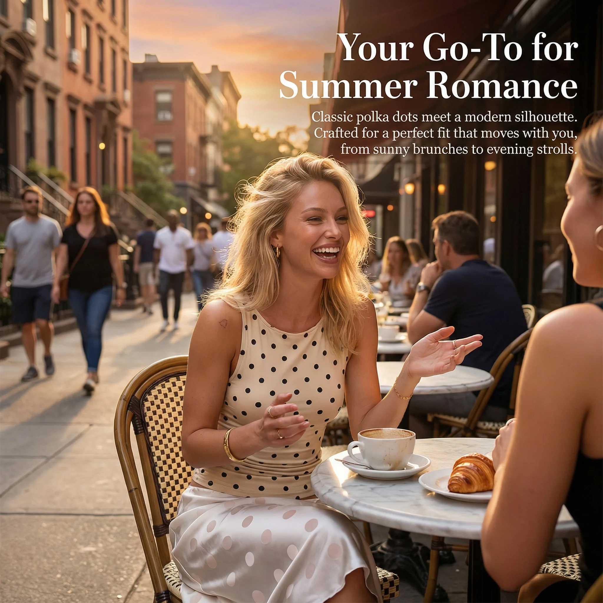 

Polka Dots Vest Top Women's Sexy O Neck Sleeveless Print Tank Top Summer Female Fashion High Street Chic Top Women