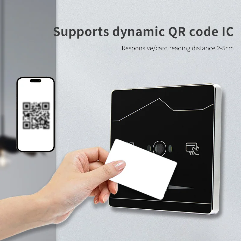 Lecteur réseau RJ45 avec balayage de code QR, système de contrôle d\'accès, TCP, HTTP, MQTT, Modbus, OJ, lecteur de carte IC, nouveau produit, 2024