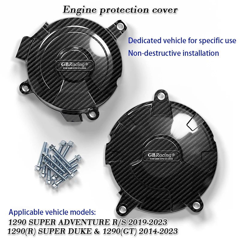 

Motorcycle Engine Cover Clutch Cover Protection For KTM 1290 Super Duke R/GT 2014-2023 1290 Super Duke Advenlture（S/R) 2019-202