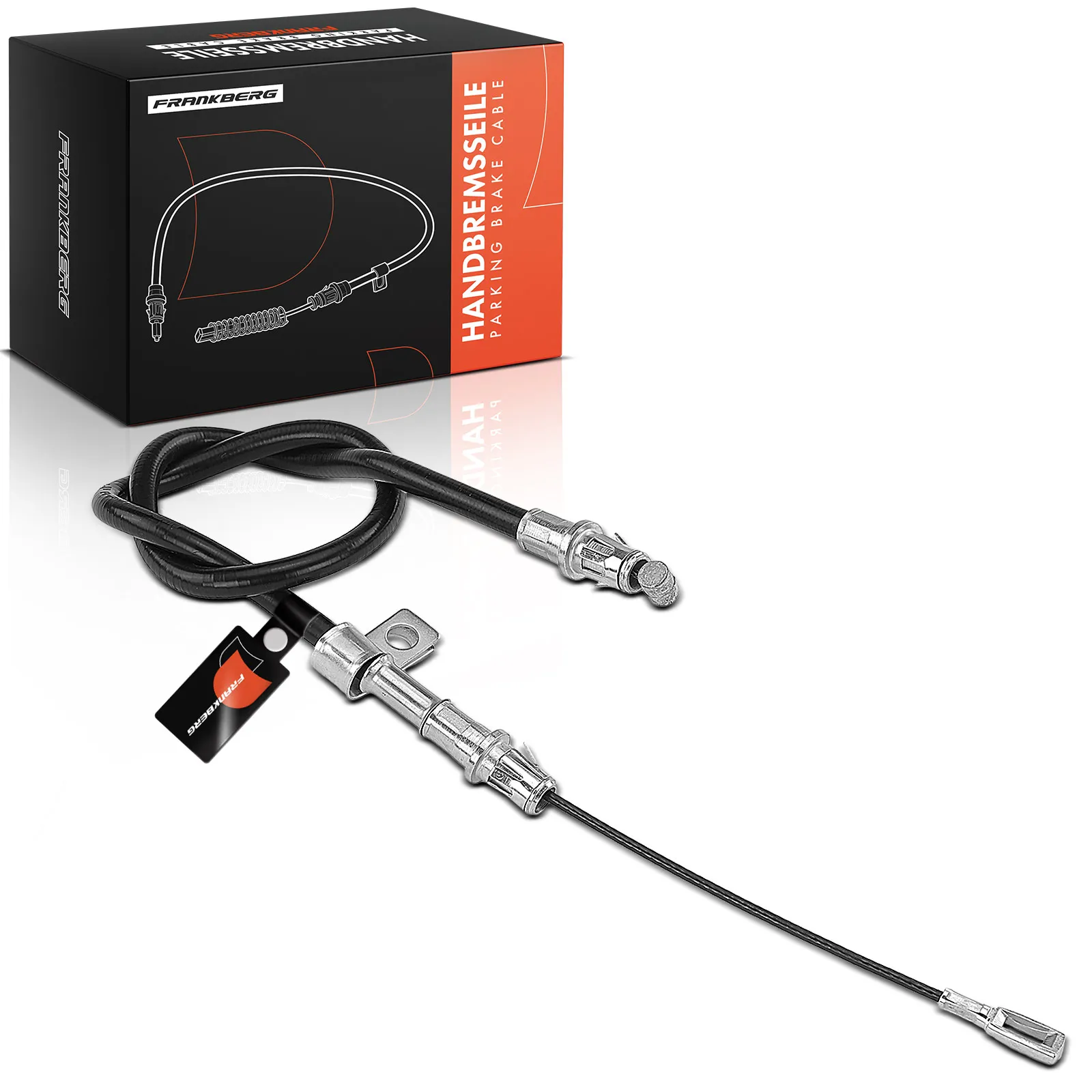 Frankberg 1X Freno a corda per freno di stazionamento, asse anteriore, entrambi i lati, per Jeep Grand Cherokee 2 Wg Wj 4.7L C660319 K52128243Ac K52128243Aa