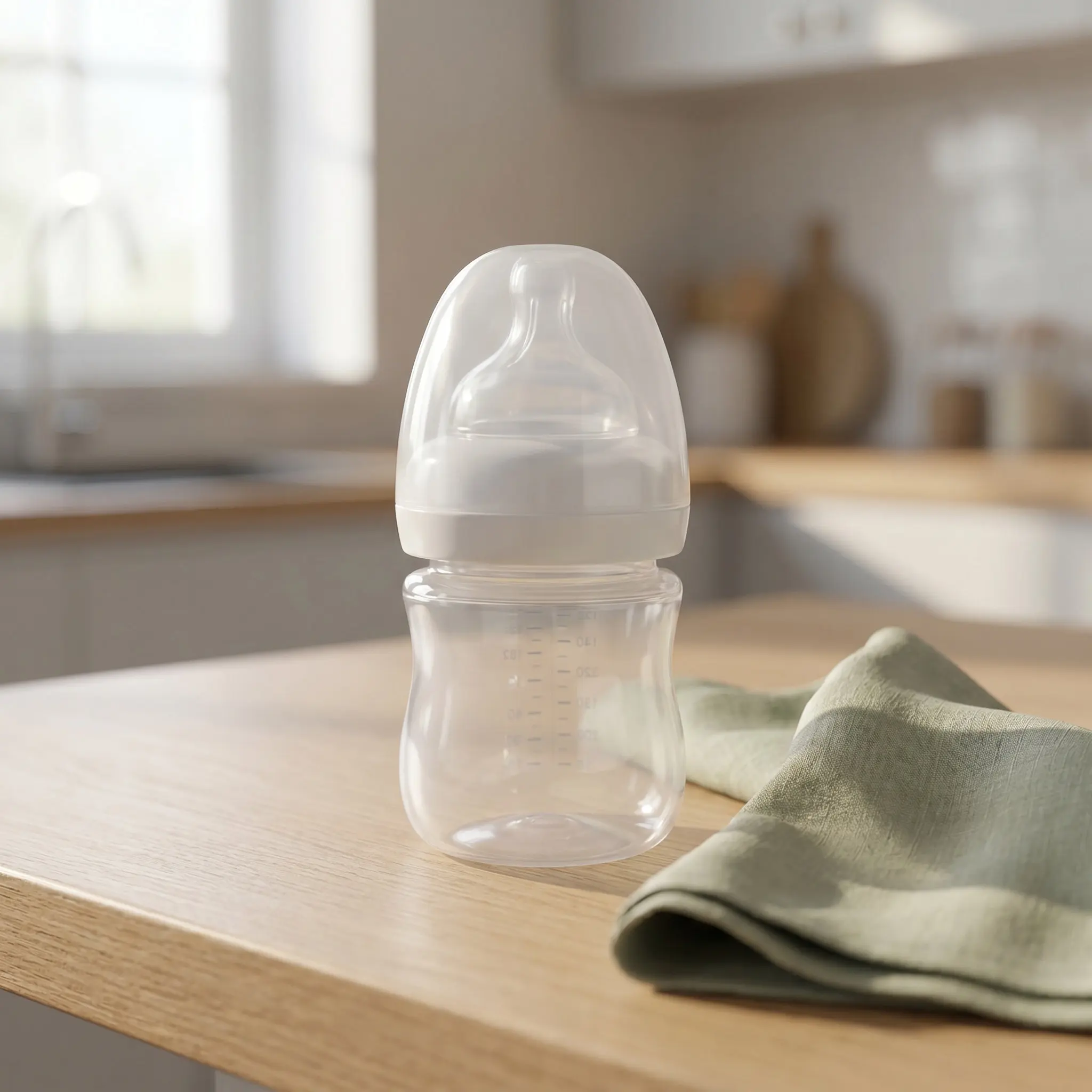 4 Pcs Baby Bottle Accessories Wide Neck Dust Cover Cap Reusable Plastic Caps For Feeding Travel Replacement Part