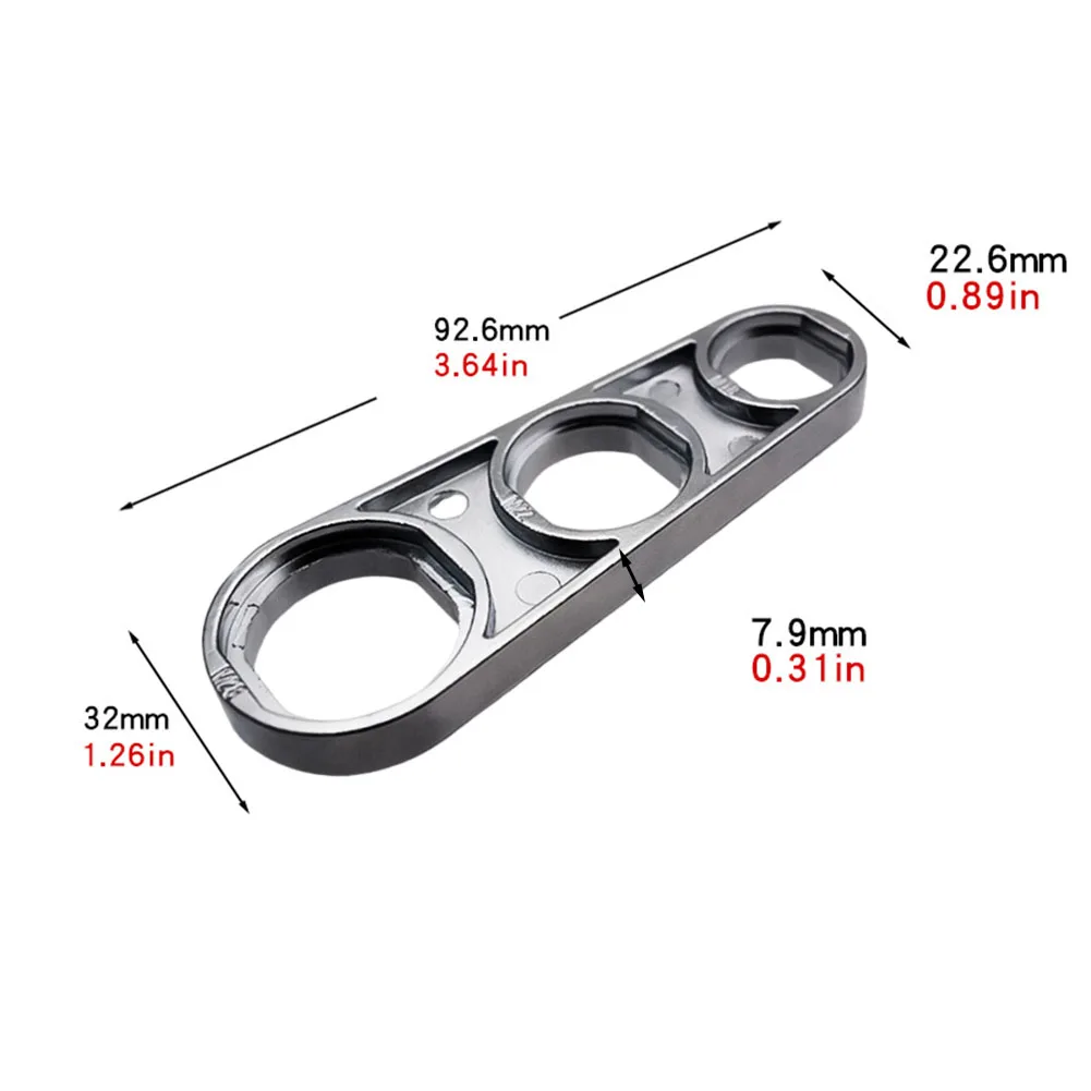 1pc 2 In 1 Faucet Aerator Wrench Water Flows Adjusting Faucet Bubbler Wrench For Plumber Home Bathroom Faucet Maintenance