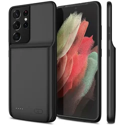 Funda de alimentación para Samsung Galaxy Note 20 Ultra, 8, 9, 10, S8, S9, S10, S20, S21, S22 Plus, Ultra S10e, cargador de batería, PowerBank de carga