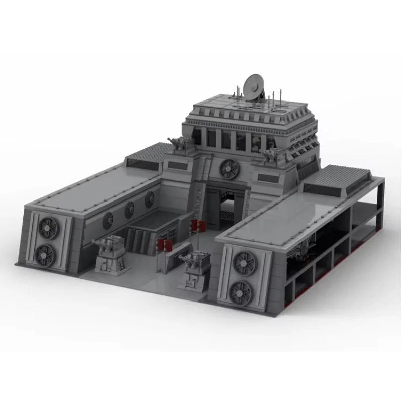 Kit di blocchi di costruzione della scena del film MOC a tema stellare Set di mattoni con base imperiale modello di comando giocattolo del quartier generale fai-da-te per bambini