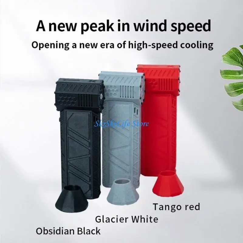 E65E منفاخ صغير مروحة نفاثة مروحة عنيفة 120,000 دورة في الدقيقة مروحة قوية 3 سرعات قابلة للتعديل مروحة منفاخ صغير منافض الهواء